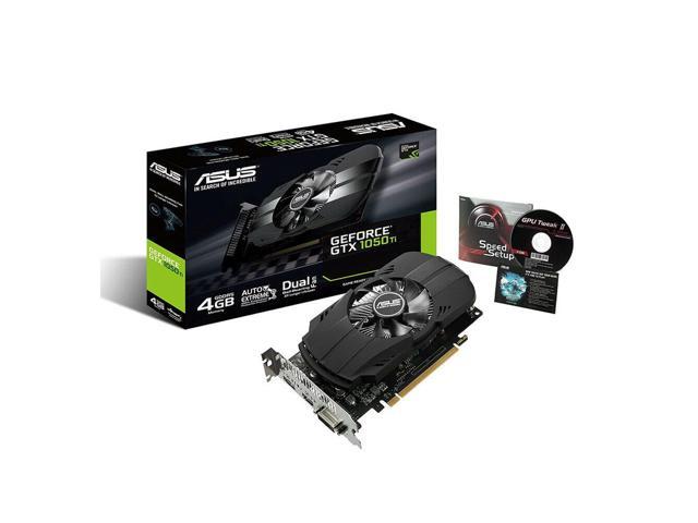 Asus PH-GTX1050TI-4G GeForce GTX 1050 Ti 4GB Phoenix Fan Edition Graphics Card