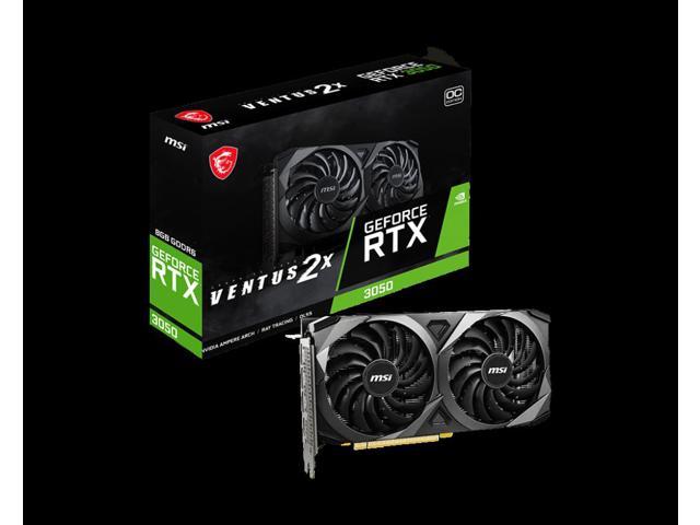 MSI GeForce RTX 3050 VENTUS 2X 8G OC GDDR6 LHR GPUs / Video