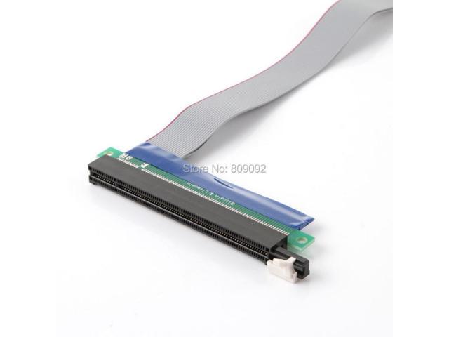 PCI-E Express 1X To 16X Riser Card Extender Extension Ribbon Flex ...