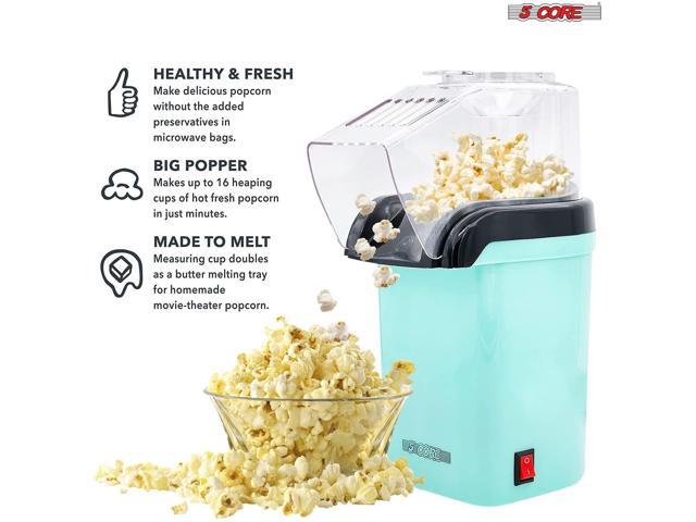 Popcorn Machine Hot Air Electric Popper Kernel Corn Maker Bpa Free No Oil 5  Core POP P, 1 unit - Fred Meyer