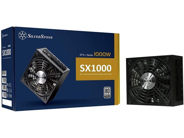 SilverStone Technology SX1000 Platinum, 80 Plus Platinum 1000W Fully Modular SFX-L Power Supply, SX1000-LPT  V1.1