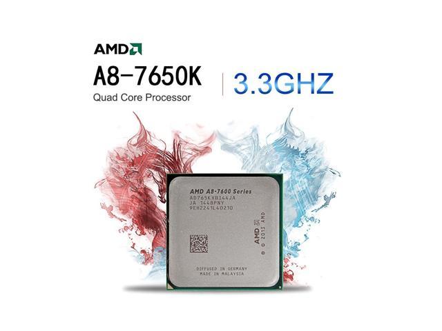 Amd A8 Series A8 7650k Cpu Fm2 3 3ghz Quad Core Cpu Desktop Computer Processor Graphics Card Newegg Com