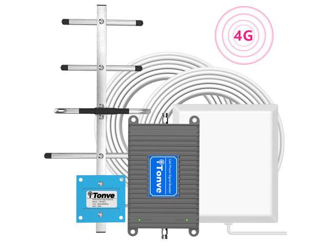 Boosts 5G 4G Voice and Data on Band 4 Band 5 FCC Approved Cell Phone Signal Booster 5G 4G for Verizon T-Mobile AT&T Home Signal Coverage Up to 4,500 Sq Ft 