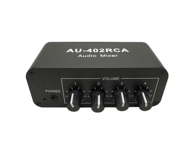 Multi-Source RCA Mixer Stereo Audio Reverberator Audio Switch Switcher