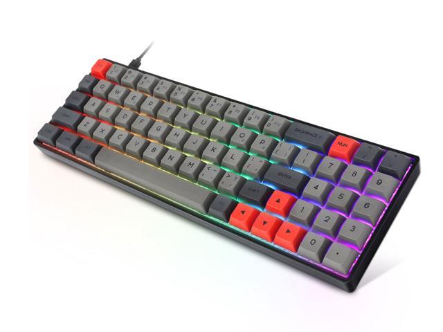 SK71 71 Keys Wired Mechanical Keyboard Gaming Keyboard with RGB Backlit
