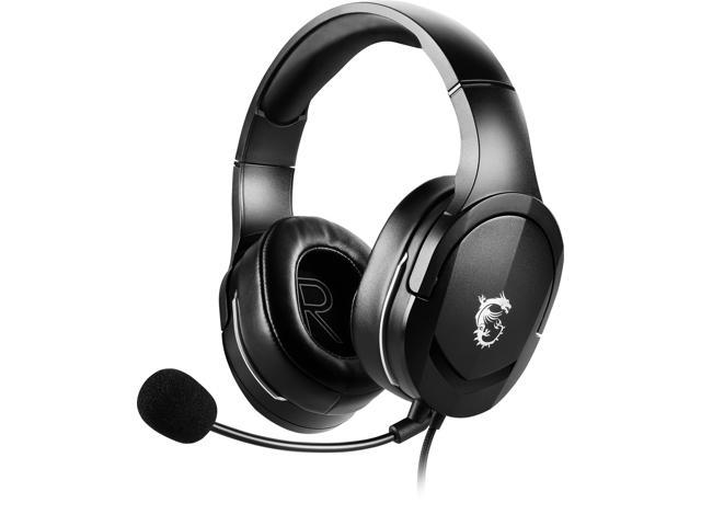 MSI Immerse GH20 GAMING Headset with 40mm Drivers and Adjustable Microphone
