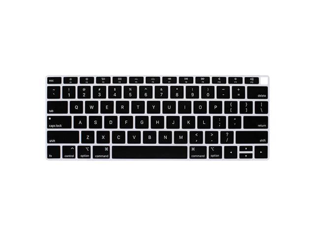 XSKN Clear Silicone Keyboard Skin Cover for MacBook Air 13 & MacBook Pro 13 15 17 with or Without Retina Display Transparent