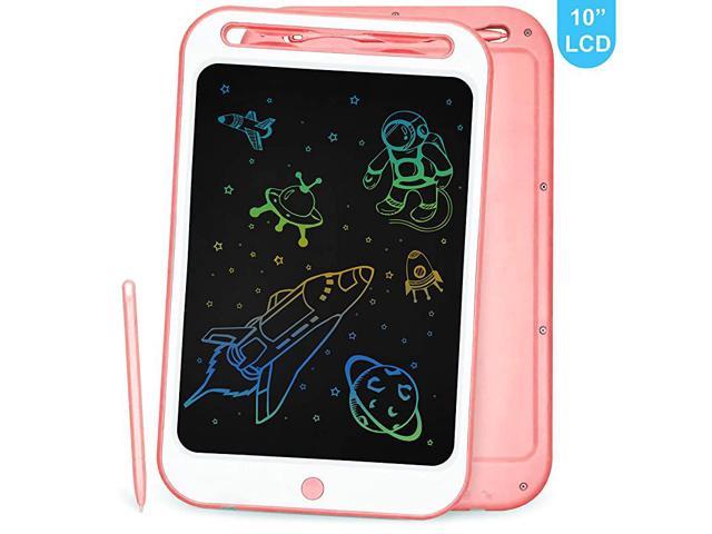 LCD Writing Tablet  10 Inches Colorful Electronic Writing Drawing Doodle Board with Memory Lock Digital Writing Pad for Kids and Adults at Home School Office