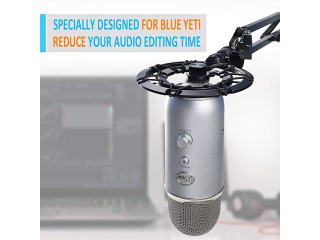 Blue Yeti Nano Suspension Antichoc Professionelle - Support de Choc  Réduisant le Bruit de Vibration Utilisation avec Support Bras de Microphone  pour