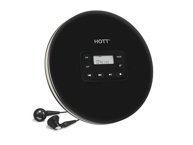 Portable Bluetooth CD Player for Car Electronic Skip Protection and Anti-Shock Function USB Cable Black LCD Display HOTT Compact Discman CD Player Walkman MP3 Music CD Player with Earbuds