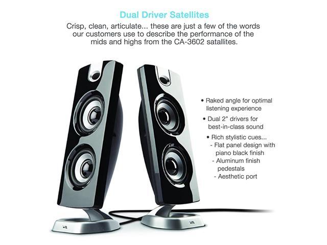 Ca3602a 62w Desktop Computer Speaker With Subwoofer Perfect 21 Gaming And Multimedia Pc Speakers Newegg Com