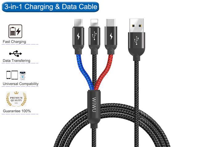 Can Be Charged and Data Transmission Synchronous Fast Charging Cable-Slamdunk Charging Cable Round USB Data Cable 