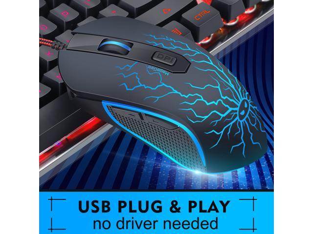 gaming keyboard and mouse combo k1 led rainbow backlit keyboard