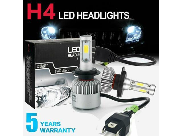 CREE H4 9003 LED Headlight Kit 235000LM 1600W High Low Beam Bulbs 6000K White US