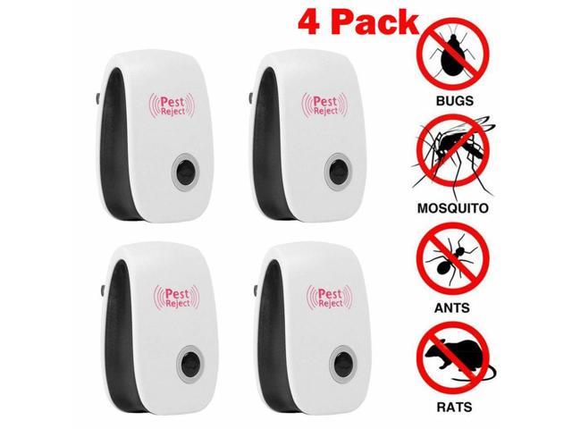 Electronic Ultrasonic Pest Reject Mosquito Cockroach Mouse Killer Repeller Bug 