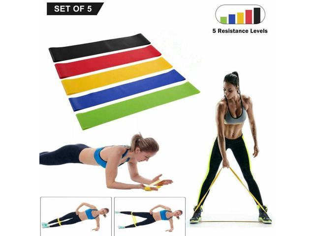 Resistance loop bands set Strength Outdoor Gym exercise Yoga Fitness Pull Up HOT 