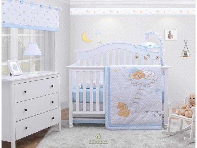 6 Piece Sweet Dreamteddy Bear Baby Boy Nursery Crib Bedding Sets By Optimababy Newegg Com - Bedding Set Baby Boy Nursery 6 Piece Sweet Dreamteddy Bear Baby Boy Nursery Crib Bedding Sets By Optimababy Newegg Com - Bedding Set Baby Boy Nursery