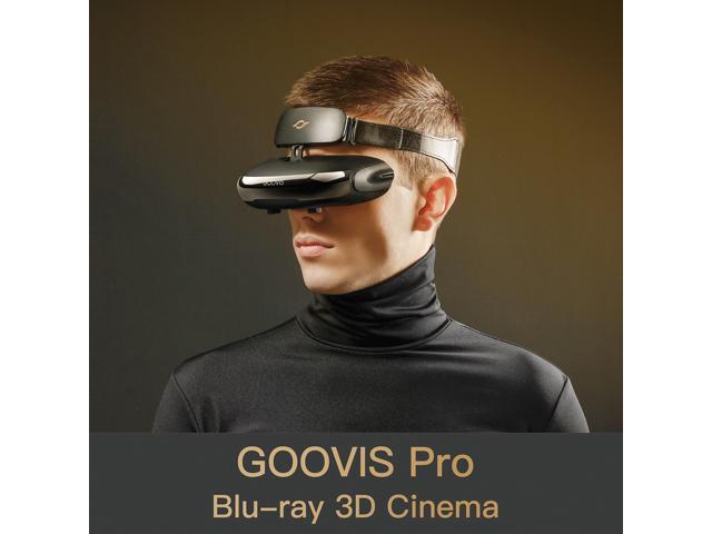 Smart VR Headset,GOOVIS Pro VR Headset, Sony 1920x1080x2 HD Screen, 3D  Theater Goggles,3D Viewer Support 4K Blue-ray Display,Compatible with  Set-top 