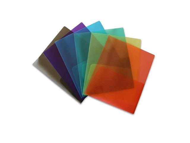clear plastic 2 pocket folder