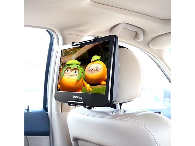 Car Headrest Mount Holder With Adjustable Holding Clamp For 10 1 12 5 Inch Portable Dvd Players Newegg Com