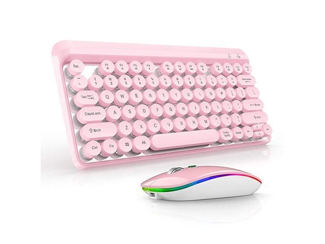 pink silent keyboard