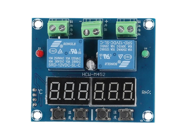 XH-M452 Temperature Humidity Control Module High Precision Dual Output ...