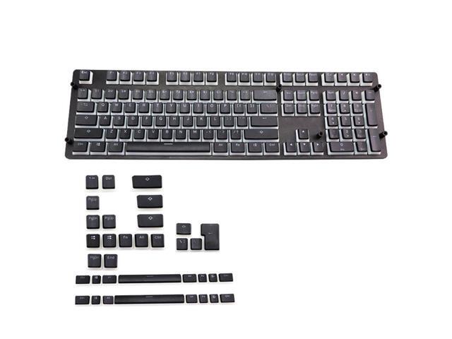 RGB 143 Keycaps ANSI Layout PBT Pudding Double Skin Milk Shot Backlit Keycap For Corsair K70 K65 Mechanical Keyboard