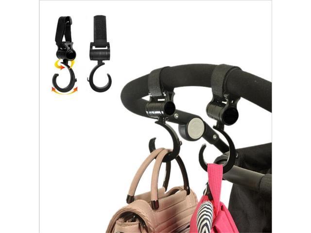 Baby Stroller Hook Wheelchair Organizer Bag Clip Metal Pram Mommy Hook Rotate 360 ??degrees Kids Car Seat Accessories Organizer