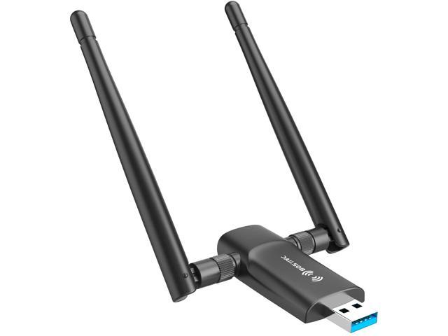 1200Mbps Wireless USB WiFi Network Adapter Dual Band 2.4/5Ghz w/Antenna 802.11AC 