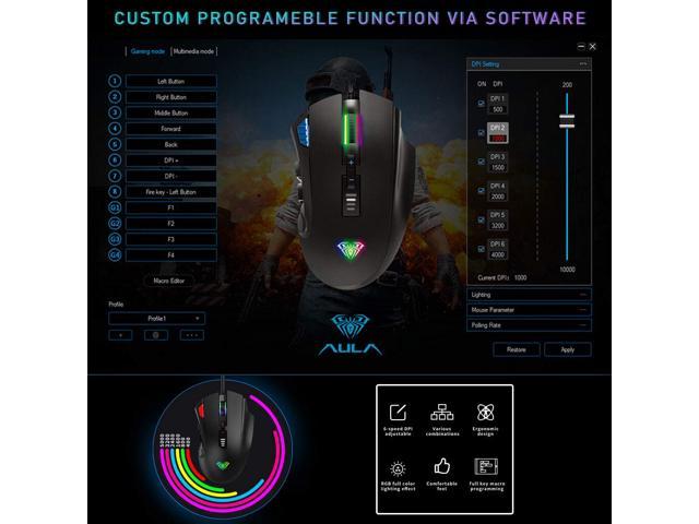 software for aula mouse