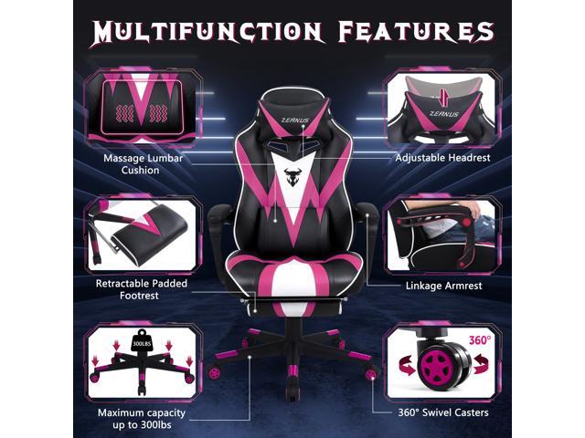 zeanus purple gaming chair