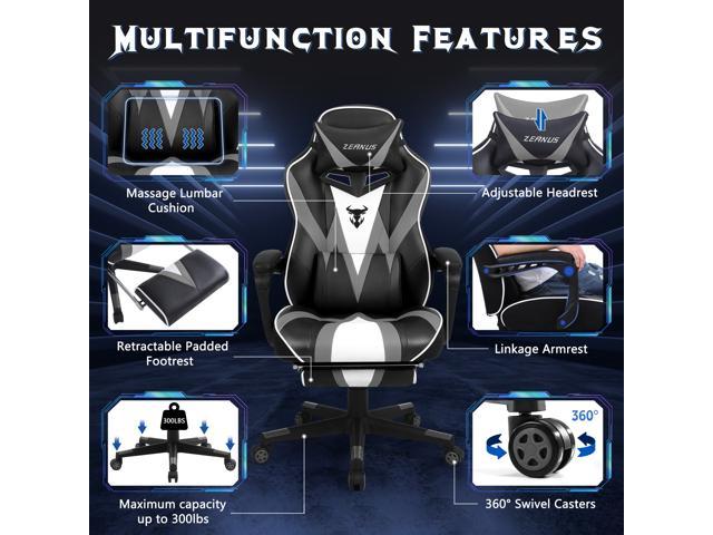 zeanus ergonomic gaming chair