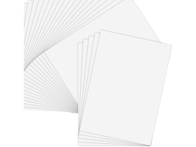 Printable vinyl clear sticker paper printing paper 8 5 x 11 white 