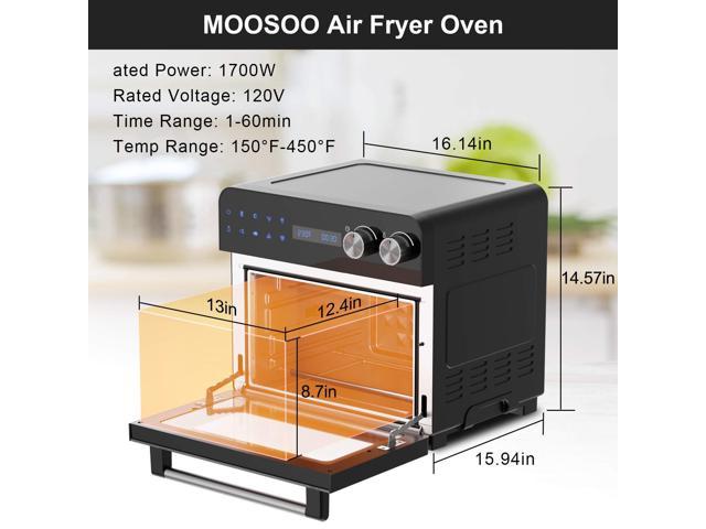 moosoo air fryer toaster oven