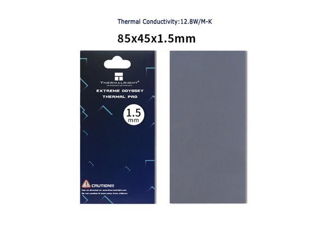 Thermal Pad 1.5mm 12.8 W/mK Extreme Odyssey Silicone Thermal Pads for PC Laptop Heatsink/CPU/GPU/LED/PS5/PS4/SSD/RAM Cooler Thermalright Non Conductive Heat Resistance 85x45x1.5mm 1.5mm 