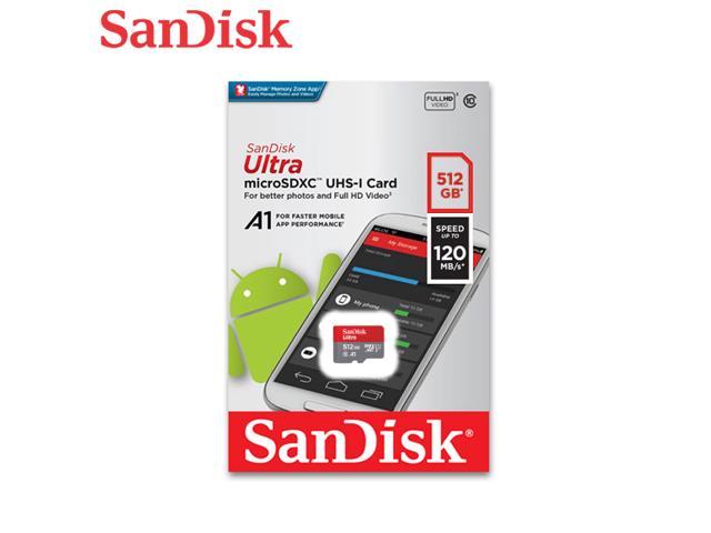 SanDisk SDSQUA4-512G-GN6MN MAS 512GB 8pin microSDXC r120MB/s C10 U1 A1
