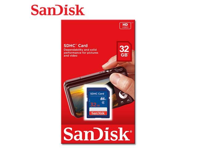 SanDisk 32GB SDHC Memory Card Class 4 (SDSDB-032G-B35) - Newegg.com