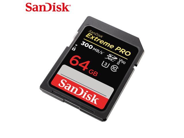 SanDisk 64GB Extreme Pro SDXC UHS-II Memory Card, Speed Up to