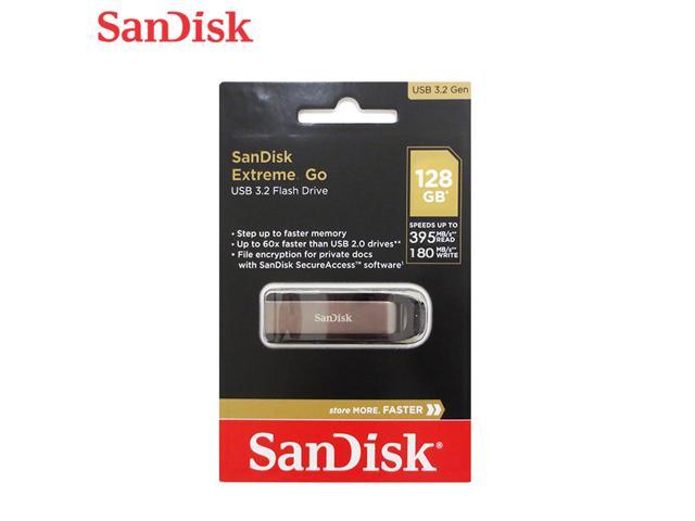 SanDisk 128GB Extreme Go USB 3.2 Type-A Flash Drive, Speed Up to (SDCZ810-128G-G46) Newegg.com