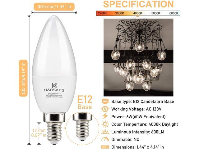 e12 ceiling fan bulb