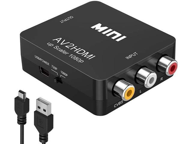 Musou HDMI auf 3RCA Composite CVBS Video Audio AV Converter Adapter 1080P 