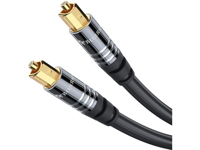 TV 6 Feet DaKuan Home Theater Fiber Optic Toslink Male to Male Gold Plated Optical Cables for Home Theater PS4 1.8 Meters Xbox 2 Pack Digital Optical Audio Cable Sound Bar 