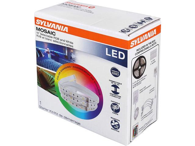 16 Color Op SYLVANIA LED Remote Control Mosaic Flexible Light Strip Starter Kit 