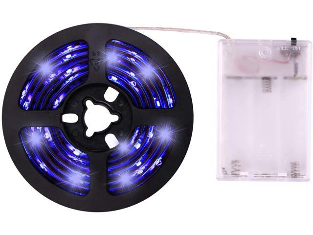 Battery Operated LED Strip Lights Battery Box 2019 New Design Cool White USB LED Light Strip Kit with 6.6FT 2M SMD 3528 IP65 Waterproof Super Bright LED Tape Light 