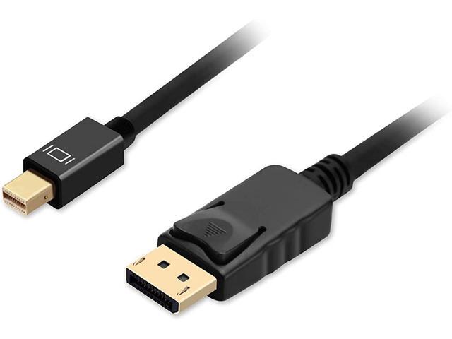 gofanco 6 Feet Mini DisplayPort to DisplayPort Cable Ultra HD 4K @60Hz Gold Plated DisplayPort 1.2 Compatible mDP to DP (mDPDP6F)... 