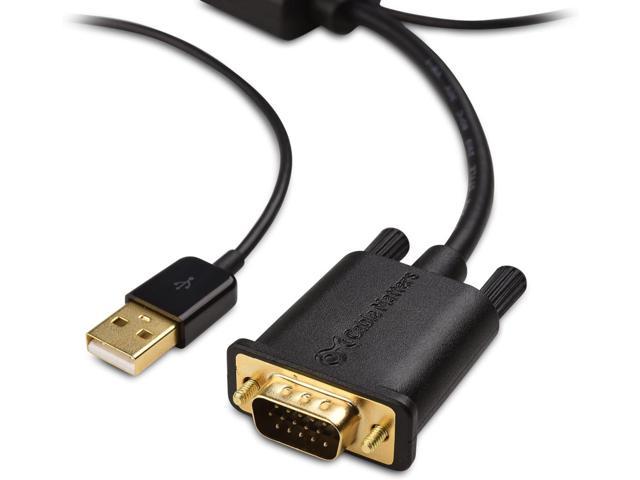  Cable Matters VGA to HDMI Adapter for Monitor and TV (VGA to  HDMI Converter) with Audio Support : Electronics
