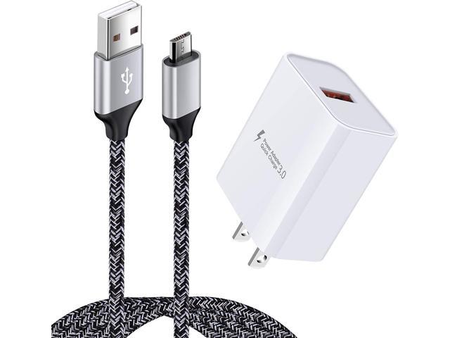 Android Charger Fast Phone Charger Android Fast Charging Plug Wall Charger  Rapid Micro USB Charger Cable