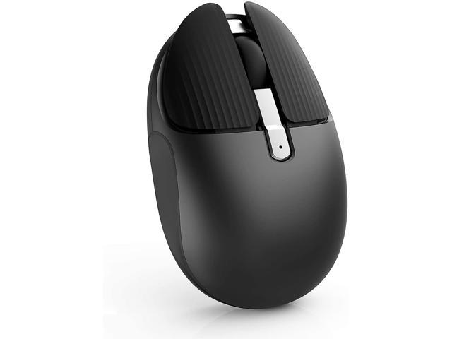 Uciefy M106 Wireless Mouse PC 2.4G Rechargeable Silent Mouse Optical Mice with Nano Receiver USB Mouse for Notebook Black Laptop,Computer