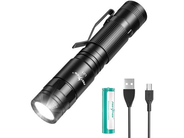 Zoomable Handheld Light with Holster Water Resistant 5 Modes Emergency Hurricane Best Flashlights Best Camping 2 Pack Led Tactical Flashlight High Lumen Outdoor