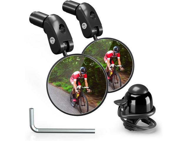 Bike Bicycle Cycling Riding Mirror Helmet Mount Rearview Rear View Eyeglass Hot